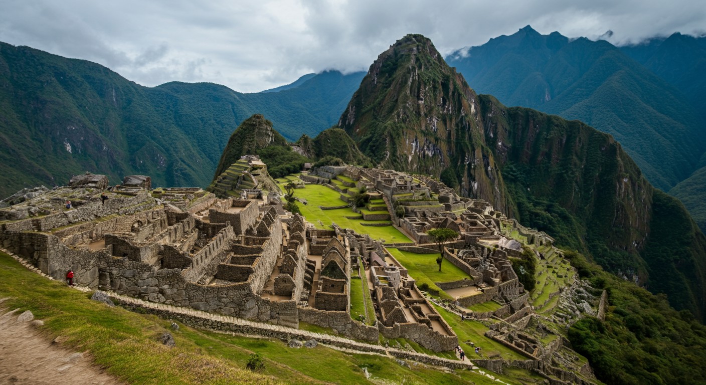 Tirolesa en Machu Picchu